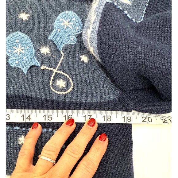 Holiday Lodge North Crest Women’s Full Zip Sweater Cardigan Ski Lodge Sz S 6/8 - Picture 10 of 14